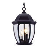Kingston  Outdoor Hanging Lantern in Black