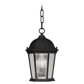 Hamilton Outdoor Hanging Lantern in Black