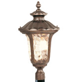Oxford  Outdoor Post Lantern in Moroccan Gold