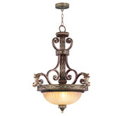 Seville 3 Light Inverted Pendant