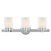 Manhattan 8.75" Three Light Bath Vanity