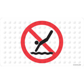 No Diving Bath Mat