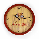 Time to Ride Wall Clock