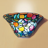 Ambiance Peaches & Bird Wall Sconce