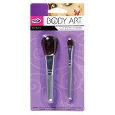 Body Art 2-Piece Glitter Brush
