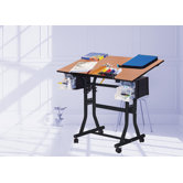 Creation Station Melamine Drafting Table