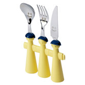 3 Piece Puppets Cutlery Set