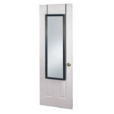 Over The Door Jewelry Armoire Mirror in Cherry