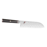 Kaizen 5.5" Granton Santoku Knife with Hollow Edge