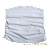 Belly Band in White Ruffled