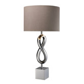 Athens One Light Table Lamp in Chrome