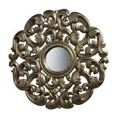 Lanne Mirror in Blackwood Silver
