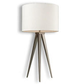 Salford One Light Table Lamp in Satin Nickel