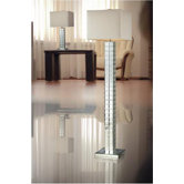 Luella One Light Floor Lamp in Clear