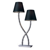 Trump Home Park Avenue Table Lamp in Chrome