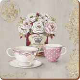 Opulence Finest Tea Square Coasters (Set of 4)