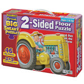 2 - Sided Sneaky Floor Puzzle - A Day on the Farm
