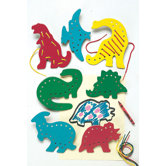 Lacing & Tracing Dinosaurs 7/pk