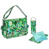 Coated Double Buckle Diaper Bag Set