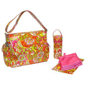 Coated Double Buckle Diaper Bag