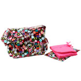 Coated Midi Buckle Diaper Bag