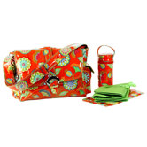 Laminated Buckle Diaper Bag Set