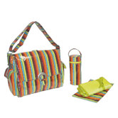 Laminated Buckle Diaper Bag Set