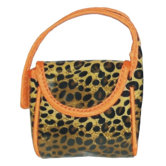 Leopard Pacifier Pod in Orange
