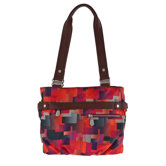 Leather Trim Kathryn Tote Bag