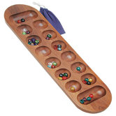 Mancala Game in Walnut