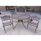 Sunray Mississippi 5 Piece Dining Set