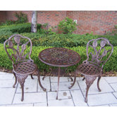Tulip 3 Piece Bistro Set