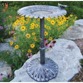 Sunflower Butterfly Bird Bath