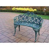 Lily Garden D&eacute;cor Bench