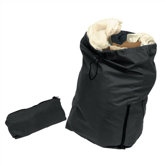 Black Stow-Away Laundry Bag