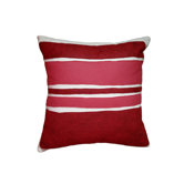 Color Block Applique Pillow