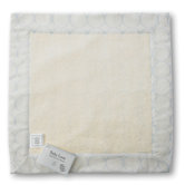 Certified Organic Cotton Baby Lovie in Pastel with Mod Circles on Ivory