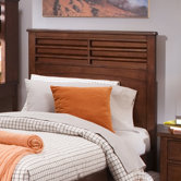 Chelsea Square Youth Bedroom Panel Headboard in Burnished Tobacco