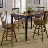 Creations II Casual 5 Piece Counter Height Dining Set