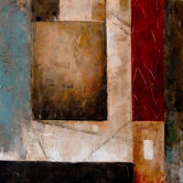 Wood Pieces II Canvas Art