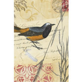 Feathered I Canvas Wall Art