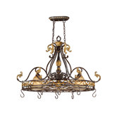 Caesar Pot Rack Chandelier