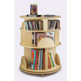 32" H Three Shelf Multimedia Carousel