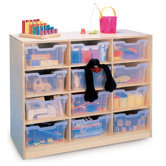 12-Gratnell-Tray Storage Cabinet