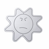 Angry Face Mirror