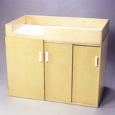 Toddler Changing Cabinet with Stairs