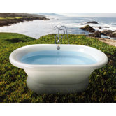 Era Freestanding Double-Ended Tub with Pedestal