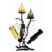 ArtDeco 3 Bottle Tabletop Wine Rack