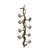 ArtDeco 8 Bottle Wall Mounted Wine Rack