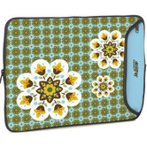 Flowers Designer Sleeve in Blue